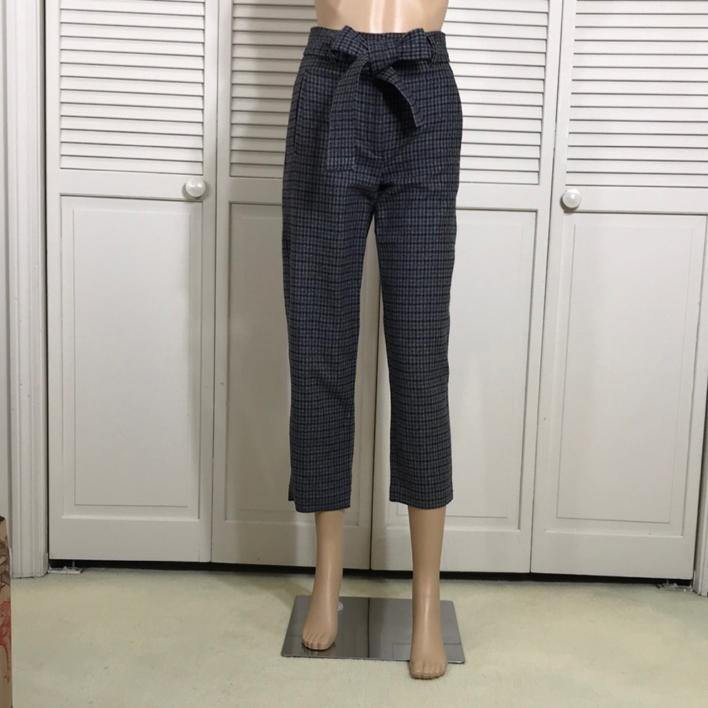 Wilfred Jallade Wool & Cashmere Blend Gray High Waist Pants Size 2
